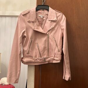 Adam Levine Collection Pink Leather Jacket